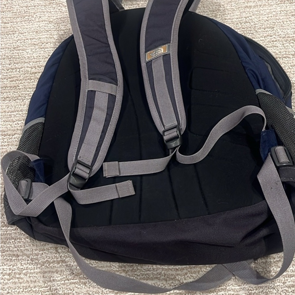 The North Face Blue and Black Backpack - Picture 4 of 6